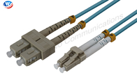 O remendo da fibra do único modo das telecomunicações conduz 50/125 de ST à ligação em ponte da fibra do LC