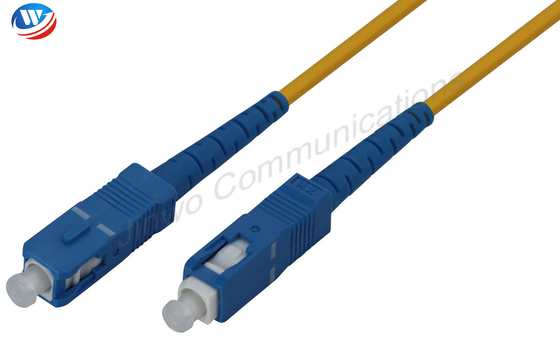 SC do PVC do cabo de remendo 3mm da fibra ótica de G652D à estabilidade de alta temperatura do SC