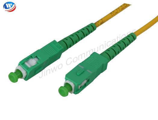 SC APC do cabo de remendo 2mm da fibra ótica de G657A LSZH a SC APC