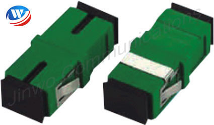 Adaptador simples verde LC UPC da fibra do único modo a SC APC