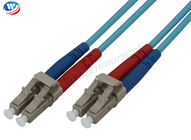 CATV LC às ligações em ponte da fibra do duplex OM3 do cabo 50/125 do remendo da fibra do único modo do LC